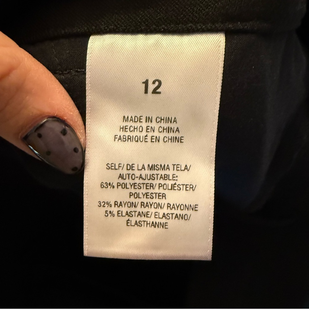 FAVORITE DAUGTHTER • The favorite pant black - size 12 pleated wide leg - Picture 10 of 11